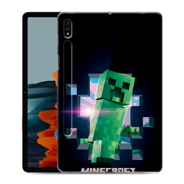 Силиконовый чехол на Samsung Galaxy Tab S7 с принтом Майнкрафт Minecraft Силиконовый чехол на Samsung Galaxy Tab S7 с принтом Майнкрафт Minecraft