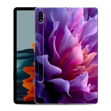 Силиконовый чехол на Samsung Galaxy Tab S7 с принтом женский цветы Силиконовый чехол на Samsung Galaxy Tab S7 с принтом женский цветы