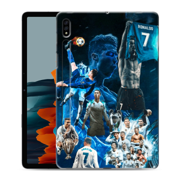 Силиконовый чехол на Samsung Galaxy Tab S7 с принтом Реал Роналдо