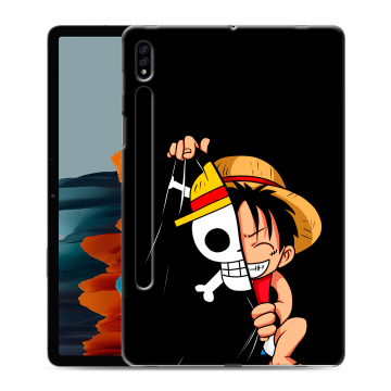 Силиконовый чехол на Samsung Galaxy Tab S7 с принтом One Piece Ван Пис