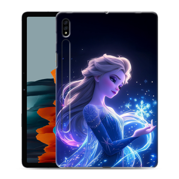 Силиконовый чехол на Samsung Galaxy Tab S7 с принтом Холодное сердце Frozen Силиконовый чехол на Samsung Galaxy Tab S7 с принтом Холодное сердце Frozen