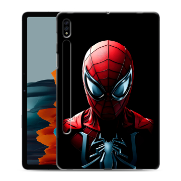 Силиконовый чехол на Samsung Galaxy Tab S7 с принтом Spiderman Человек паук Силиконовый чехол на Samsung Galaxy Tab S7 с принтом Spiderman Человек паук