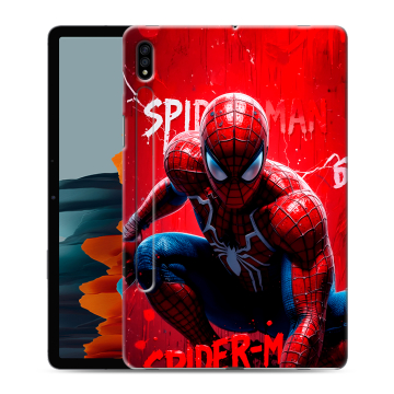 Силиконовый чехол на Samsung Galaxy Tab S7 с принтом Spiderman Человек паук