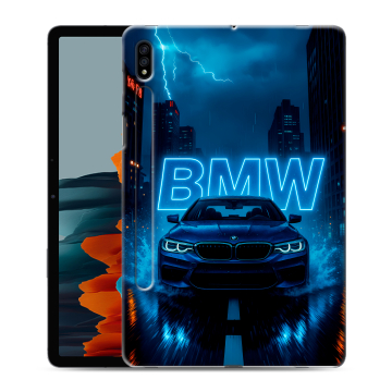 Силиконовый чехол на Samsung Galaxy Tab S7 с принтом BMW БМВ Силиконовый чехол на Samsung Galaxy Tab S7 с принтом BMW БМВ