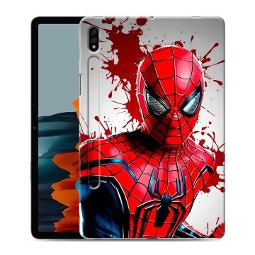 Силиконовый чехол на Samsung Galaxy Tab S7 с принтом Spiderman Человек паук Силиконовый чехол на Samsung Galaxy Tab S7 с принтом Spiderman Человек паук