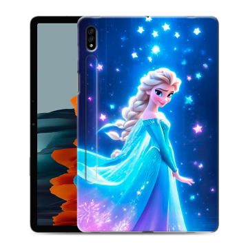 Силиконовый чехол на Samsung Galaxy Tab S7 с принтом Холодное сердце Frozen Силиконовый чехол на Samsung Galaxy Tab S7 с принтом Холодное сердце Frozen