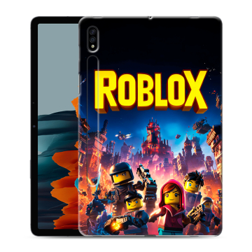 Силиконовый чехол на Samsung Galaxy Tab S7 с принтом Roblox Роблокс Силиконовый чехол на Samsung Galaxy Tab S7 с принтом Roblox Роблокс
