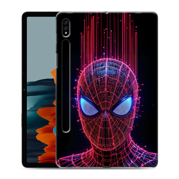 Силиконовый чехол на Samsung Galaxy Tab S7 с принтом Spiderman Человек паук Силиконовый чехол на Samsung Galaxy Tab S7 с принтом Spiderman Человек паук