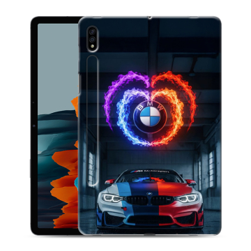 Силиконовый чехол на Samsung Galaxy Tab S7 с принтом BMW БМВ Силиконовый чехол на Samsung Galaxy Tab S7 с принтом BMW БМВ