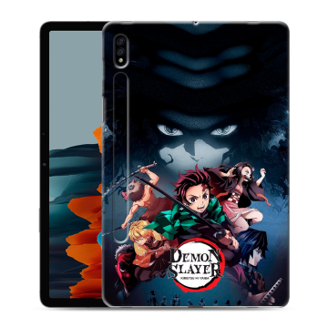Силиконовый чехол на Samsung Galaxy Tab S7 с принтом Demon Slayer Клинок рассекающий демонов Силиконовый чехол на Samsung Galaxy Tab S7 с принтом Demon Slayer Клинок рассекающий демонов