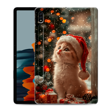 Силиконовый чехол на Samsung Galaxy Tab S7 с принтом Новый год