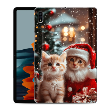 Силиконовый чехол на Samsung Galaxy Tab S7 с принтом Новый год