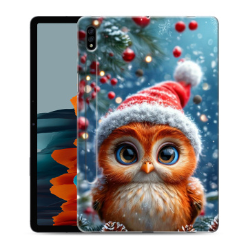 Силиконовый чехол на Samsung Galaxy Tab S7 с принтом Новый год