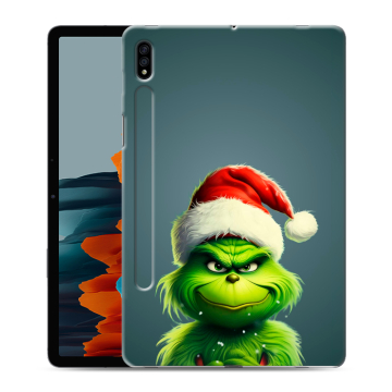 Силиконовый чехол на Samsung Galaxy Tab S7 с принтом Новый год