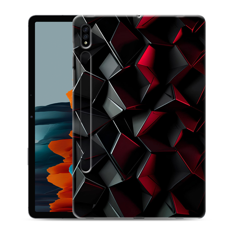 Силиконовый чехол на Samsung Galaxy Tab S7 с принтом Абстракция Силиконовый чехол на Samsung Galaxy Tab S7 с принтом Абстракция