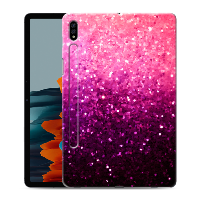 Силиконовый чехол на Samsung Galaxy Tab S7 с принтом Блестки Силиконовый чехол на Samsung Galaxy Tab S7 с принтом Блестки
