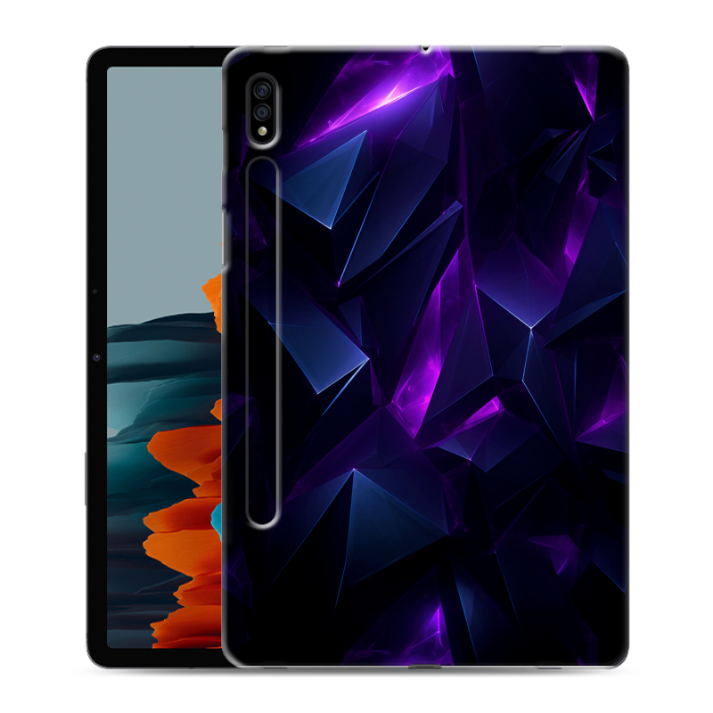 Силиконовый противоударный чехол на Samsung Galaxy Tab S7 с принтом Абстракиция Силиконовый противоударный чехол на Samsung Galaxy Tab S7 с принтом Абстракиция