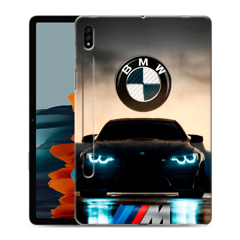 Силиконовый чехол на Samsung Galaxy Tab S7 с принтом БМВ BMW Силиконовый чехол на Samsung Galaxy Tab S7 с принтом БМВ BMW