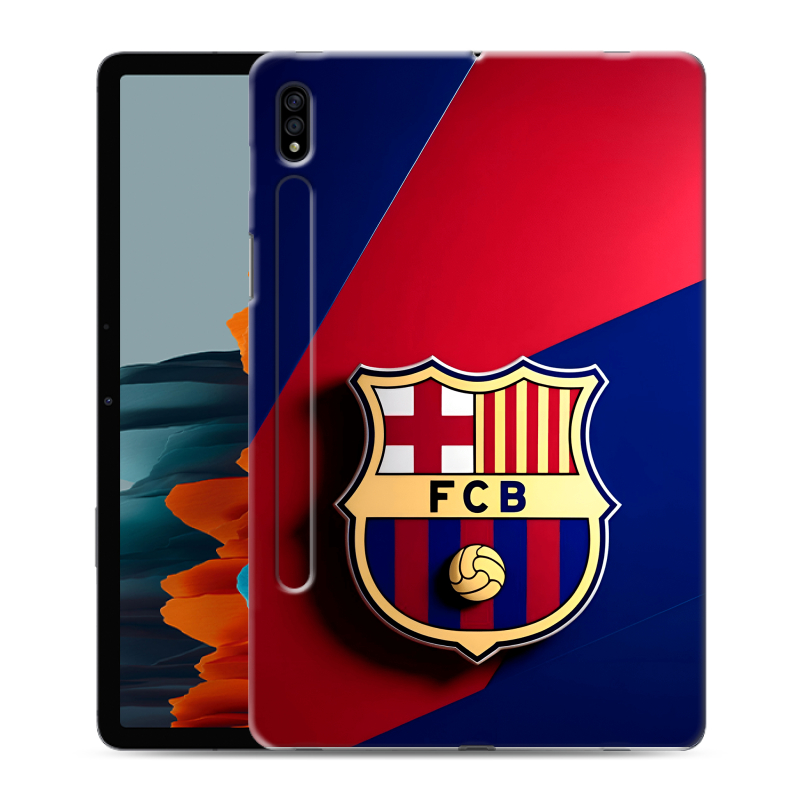 Силиконовый чехол на Samsung Galaxy Tab S7 с принтом Барселона Barcelona Силиконовый чехол на Samsung Galaxy Tab S7 с принтом Барселона Barcelona