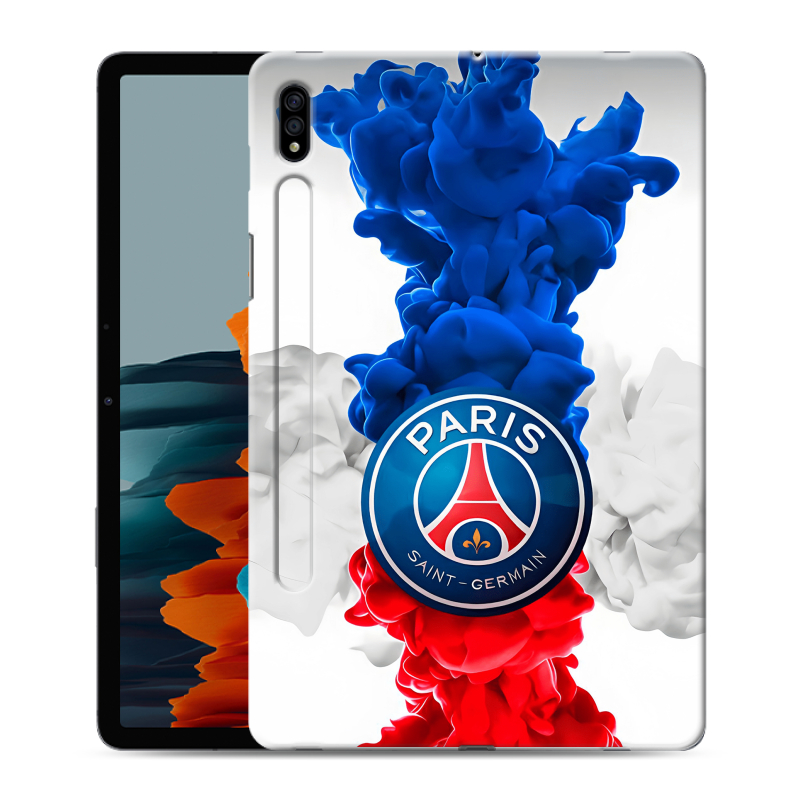 Силиконовый чехол на Samsung Galaxy Tab S7 с принтом PSG ПСЖ Силиконовый чехол на Samsung Galaxy Tab S7 с принтом PSG ПСЖ