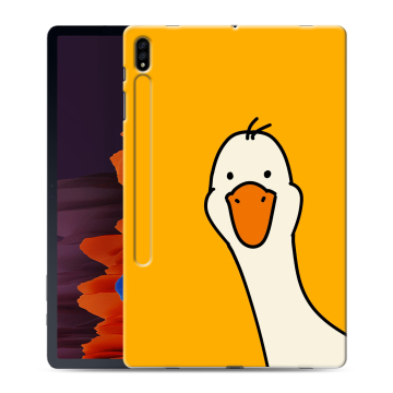 Силиконовый чехол на Samsung Galaxy Tab S7 Plus с принтом Утка