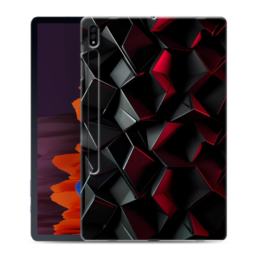 Силиконовый чехол на Samsung Galaxy Tab S7 Plus с принтом Абстракция