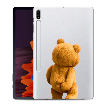 Силиконовый чехол на Samsung Galaxy Tab S7 Plus с принтом Медведь