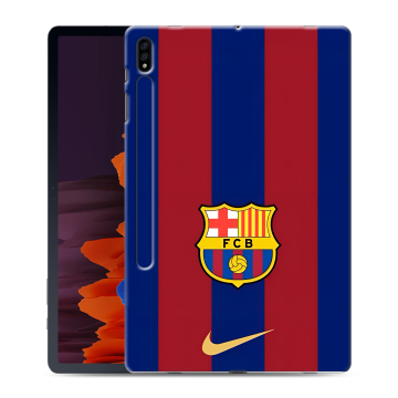 Силиконовый чехол на Samsung Galaxy Tab S7 Plus с принтом Барселона Barcelona