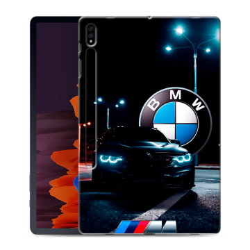 Силиконовый чехол на Samsung Galaxy Tab S7 Plus с принтом БМВ BMW Силиконовый чехол на Samsung Galaxy Tab S7 Plus с принтом БМВ BMW