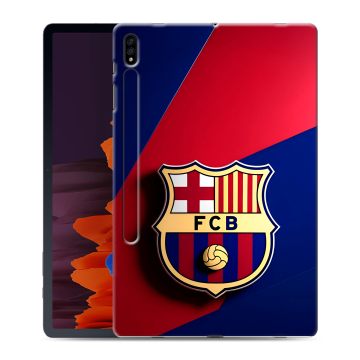 Силиконовый чехол на Samsung Galaxy Tab S7 Plus с принтом Барселона Barcelona