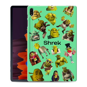 Силиконовый чехол на Samsung Galaxy Tab S7 Plus с принтом Шрек Shrek