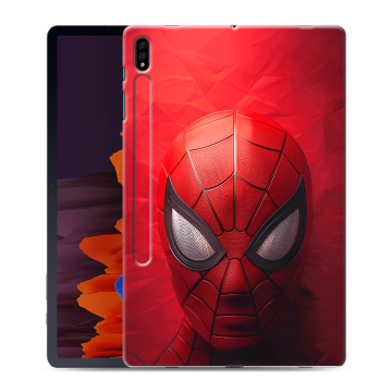 Силиконовый чехол на Samsung Galaxy Tab S7 Plus с принтом Spiderman Человек паук