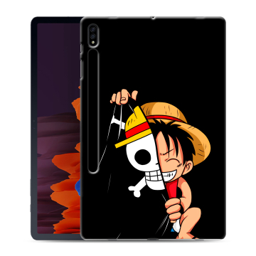 Силиконовый чехол на Samsung Galaxy Tab S7 Plus с принтом One Piece Ван Пис