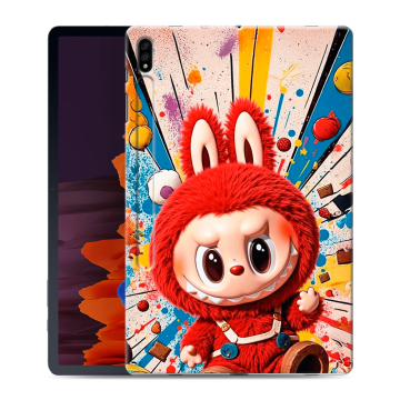 Силиконовый чехол на Samsung Galaxy Tab S7 Plus с принтом Labubu Лабубу