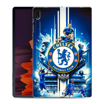Силиконовый чехол на Samsung Galaxy Tab S7 Plus с принтом Chelsea Челси