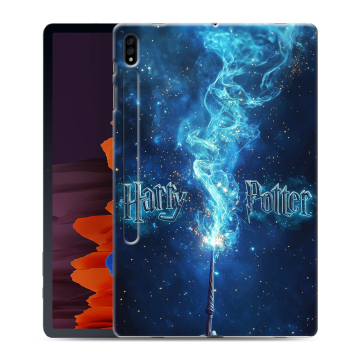 Силиконовый чехол на Samsung Galaxy Tab S7 Plus с принтом Harry Potter Гарри Поттер