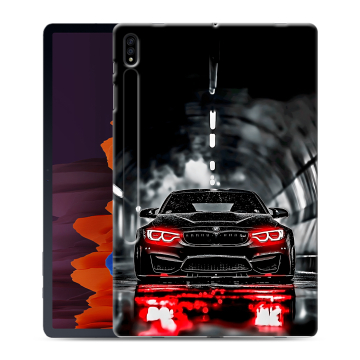 Силиконовый чехол на Samsung Galaxy Tab S7 Plus с принтом BMW БМВ Силиконовый чехол на Samsung Galaxy Tab S7 Plus с принтом BMW БМВ
