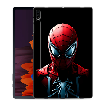 Силиконовый чехол на Samsung Galaxy Tab S7 Plus с принтом Spiderman Человек паук