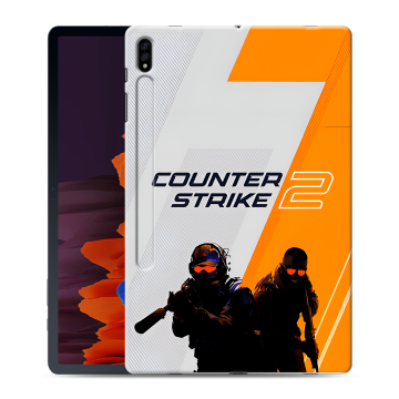 Силиконовый чехол на Samsung Galaxy Tab S7 Plus с принтом Counter Strike