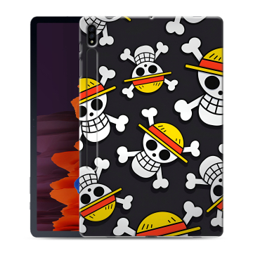 Силиконовый чехол на Samsung Galaxy Tab S7 Plus с принтом One Piece Ван Пис