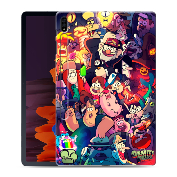 Силиконовый чехол на Samsung Galaxy Tab S7 Plus с принтом Gravity Falls Гравити Фолз