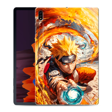 Силиконовый чехол на Samsung Galaxy Tab S7 Plus с принтом Аниме Наруто Naruto