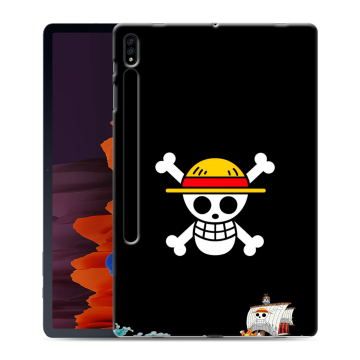 Силиконовый чехол на Samsung Galaxy Tab S7 Plus с принтом One Piece Ван Пис