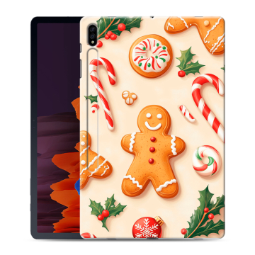 Силиконовый чехол на Samsung Galaxy Tab S7 Plus с принтом Новый год