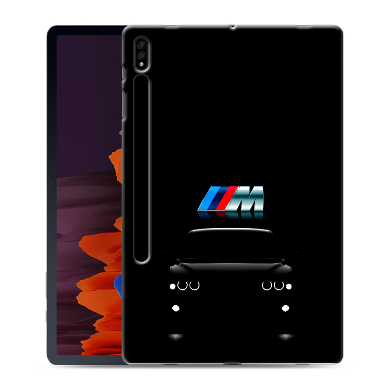 Силиконовый чехол на Samsung Galaxy Tab S7 Plus с принтом БМВ BMW Силиконовый чехол на Samsung Galaxy Tab S7 Plus с принтом БМВ BMW
