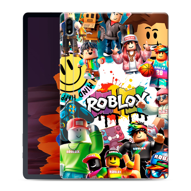Силиконовый чехол на Samsung Galaxy Tab S7 Plus с принтом Roblox Роблокс Силиконовый чехол на Samsung Galaxy Tab S7 Plus с принтом Roblox Роблокс