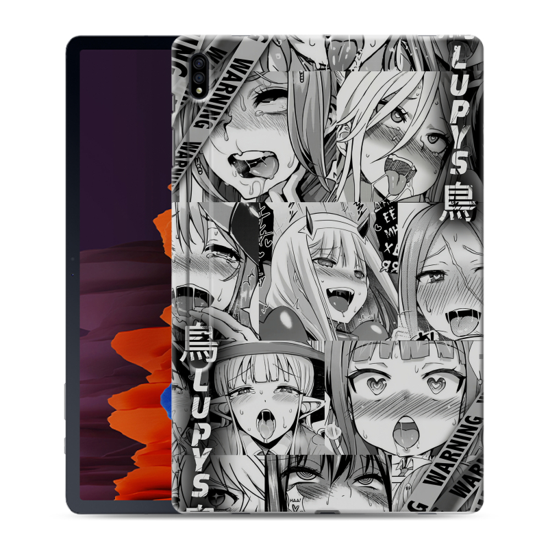 Силиконовый чехол на Samsung Galaxy Tab S7 Plus с принтом Ahegao Ахегао Аниме Силиконовый чехол на Samsung Galaxy Tab S7 Plus с принтом Ahegao Ахегао Аниме