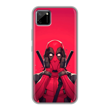 Силиконовый чехол на Realme C11 с принтом Дедпул Deadpool Силиконовый чехол на Realme C11 с принтом Дедпул Deadpool