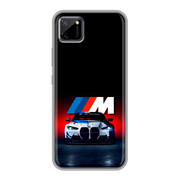 Силиконовый чехол на Realme C11 с принтом БМВ BMW Силиконовый чехол на Realme C11 с принтом БМВ BMW