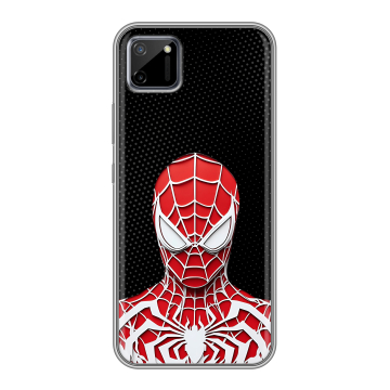 Силиконовый чехол на Realme C11 с принтом человек паук spiderman Силиконовый чехол на Realme C11 с принтом человек паук spiderman